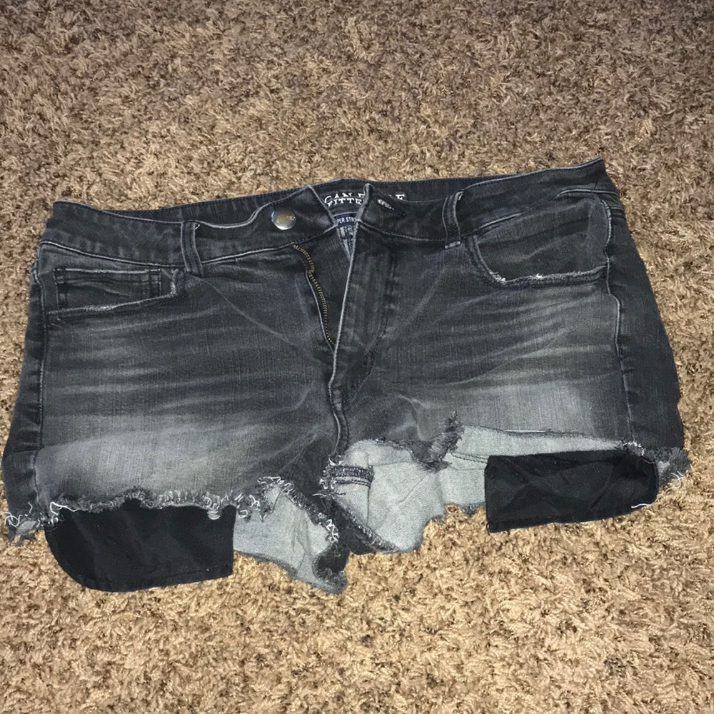 Black High Waisted American Eagle Shorts